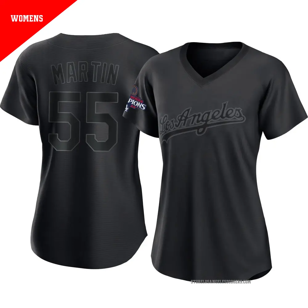 Women's #55 Russell Martin Los Angeles Dodgers Cream Limited 2024 City  Connect Jersey