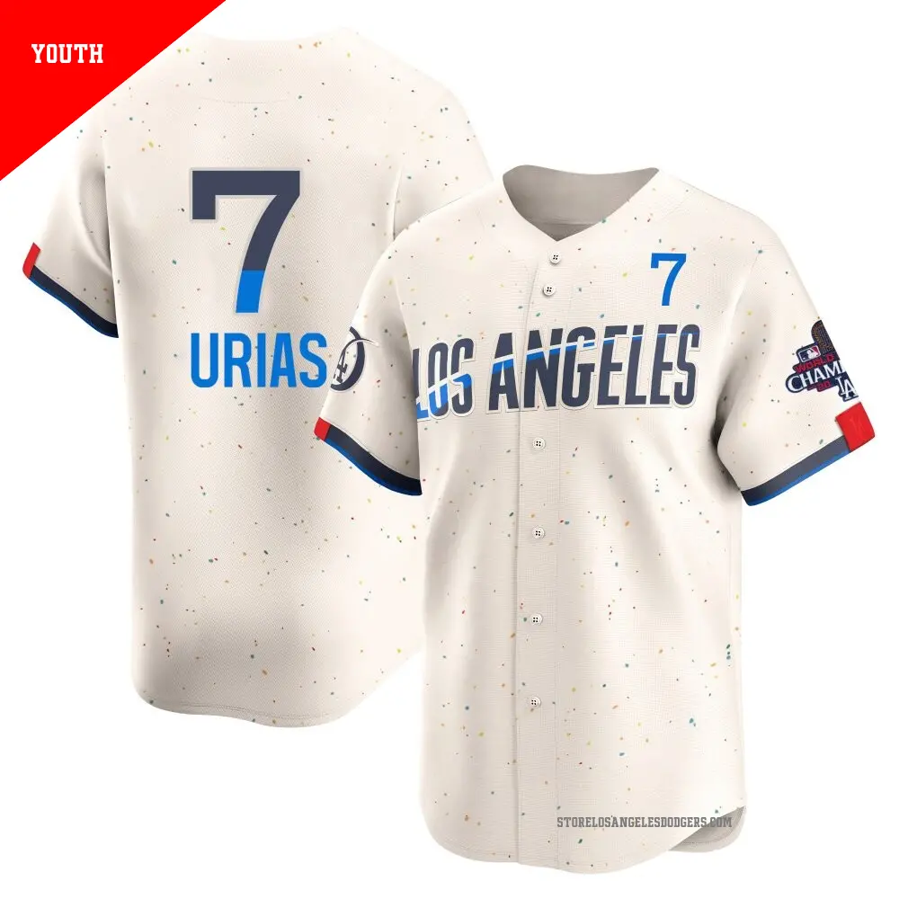 Los Angeles Dodgers Gold Program Jersey Julio sale Urias #7